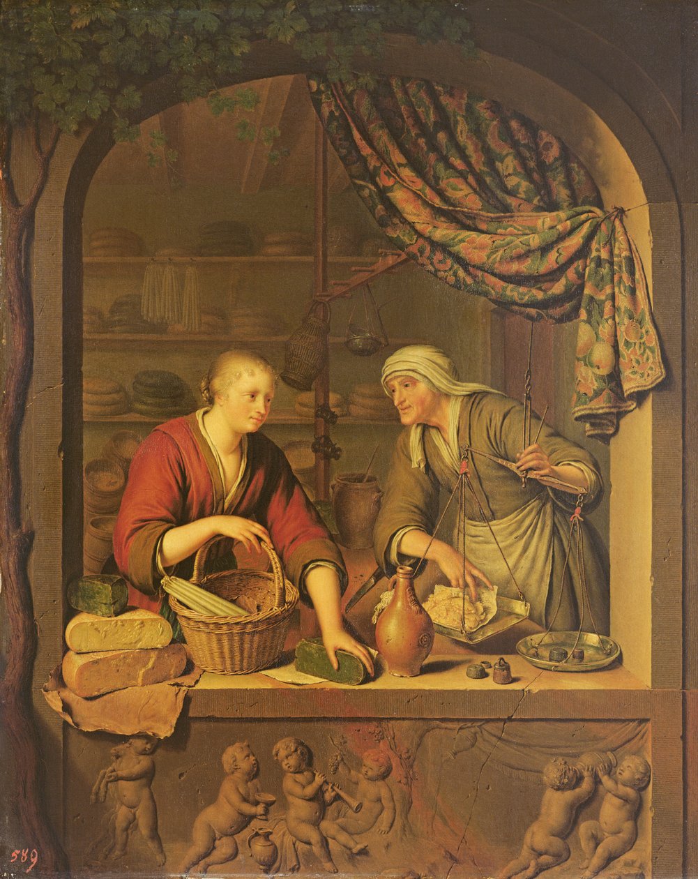 La boutique, 1705 - Willem Van Mieris