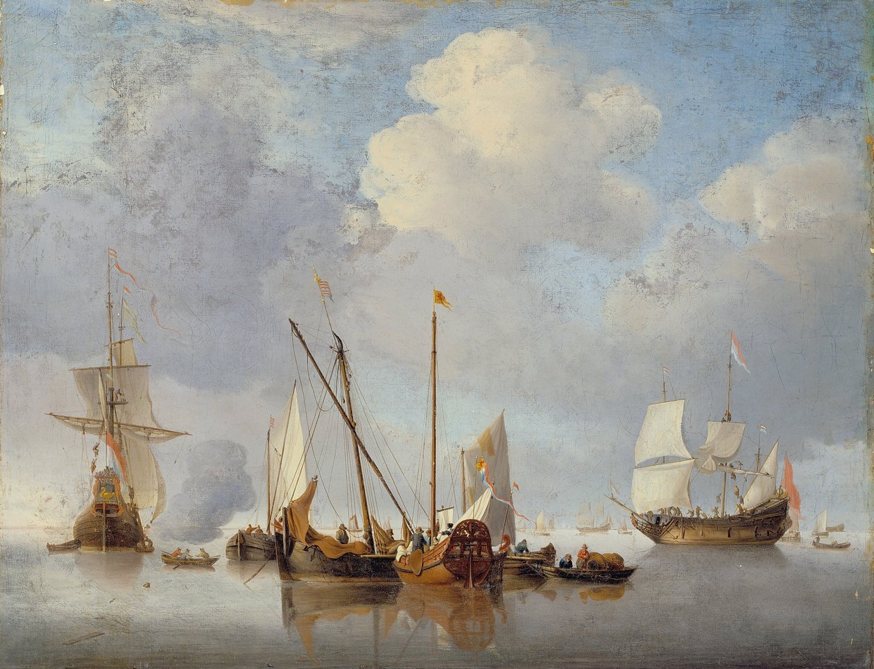 Un calme - Willem van de Velde the Younger