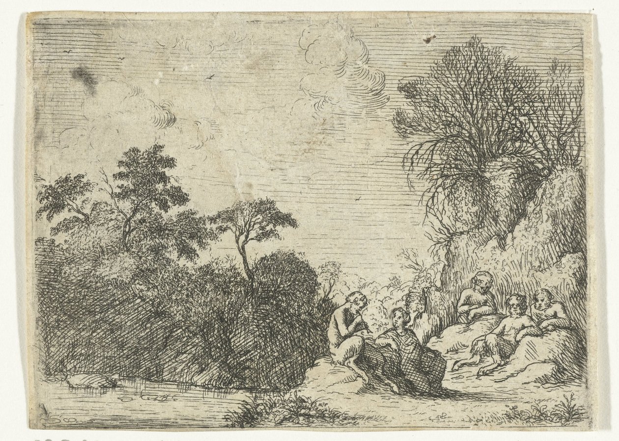 Satyre jouant de la flûte - Willem Basse