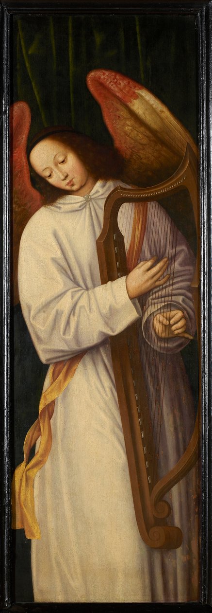 Ange jouant de la harpe, vers 1559 - Willem Benson