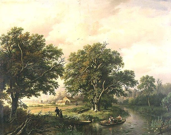 Scène de rivière - Willem Bodeman
