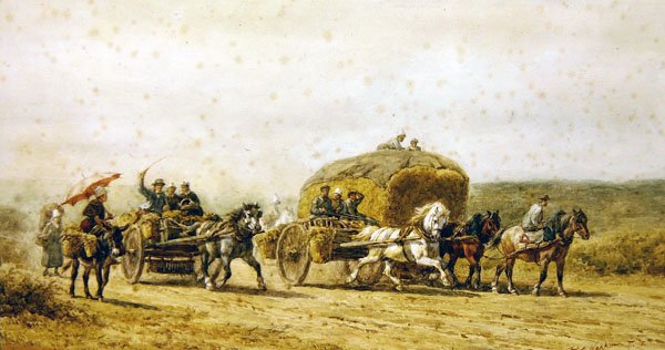 La course au marché - Willem Carel Nakken