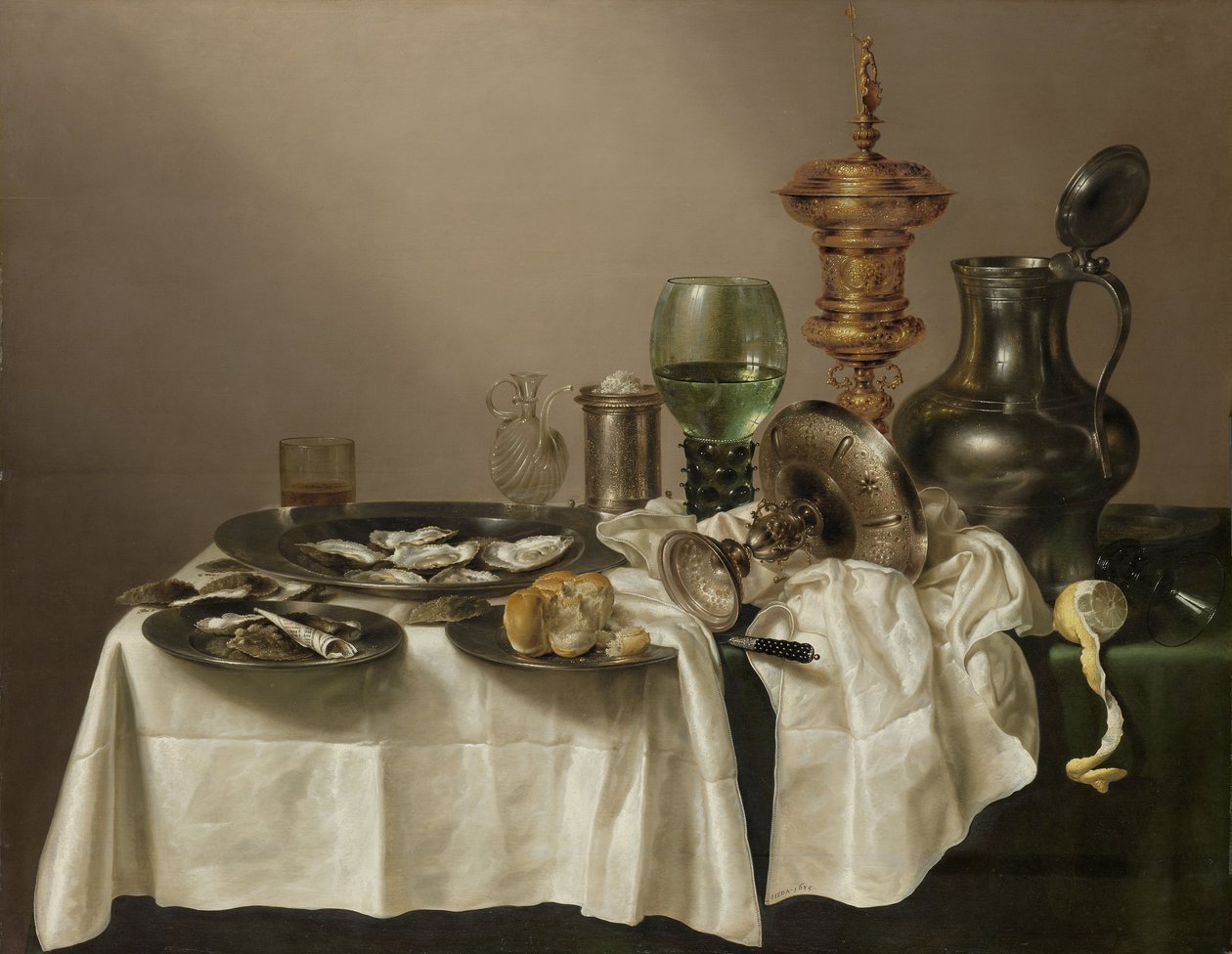Nature morte avec coupe dorée, 1635 - Willem Claesz. Heda