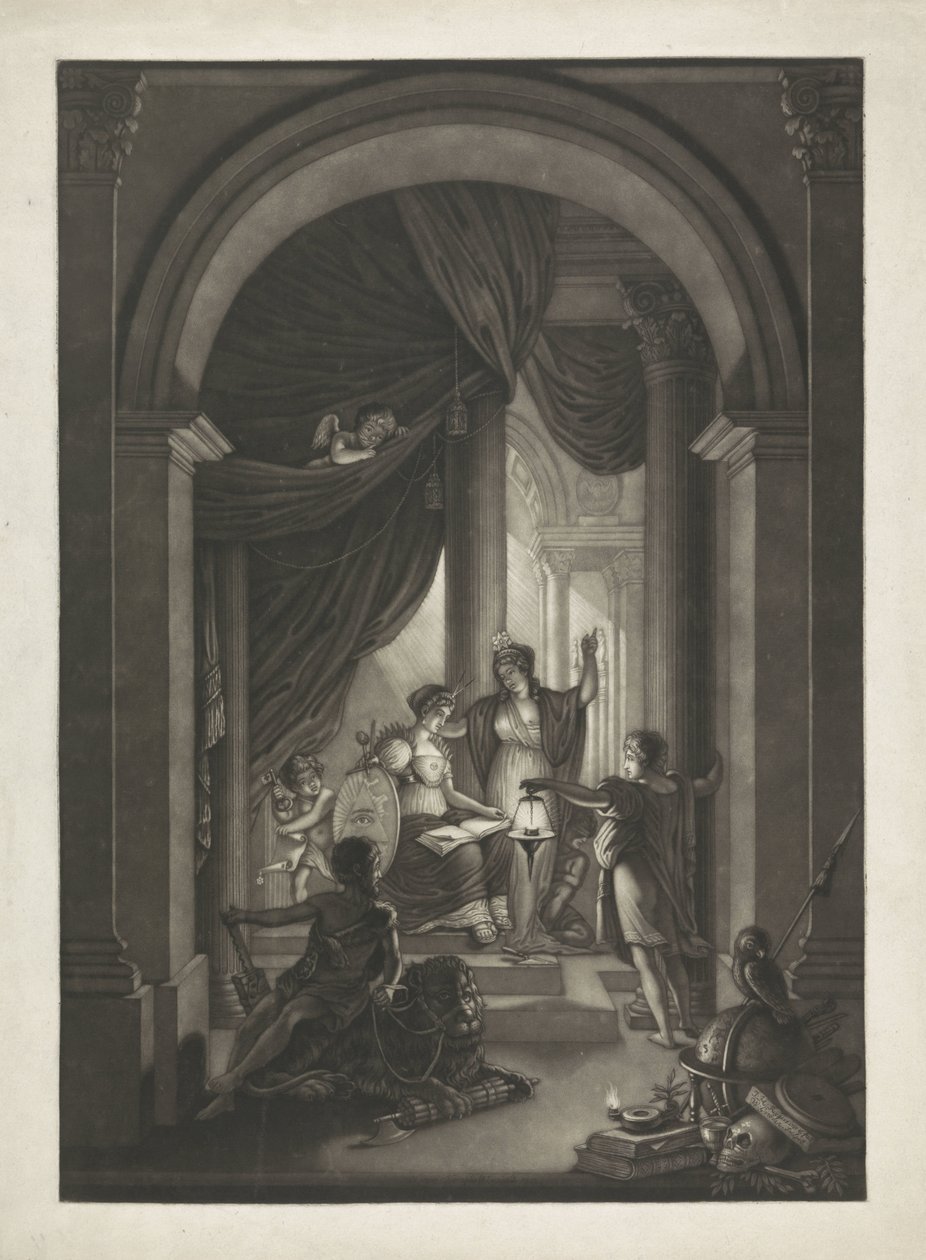 Allégorie sur la franc-maçonnerie, ca. 1810-1840 - Willem Grebner