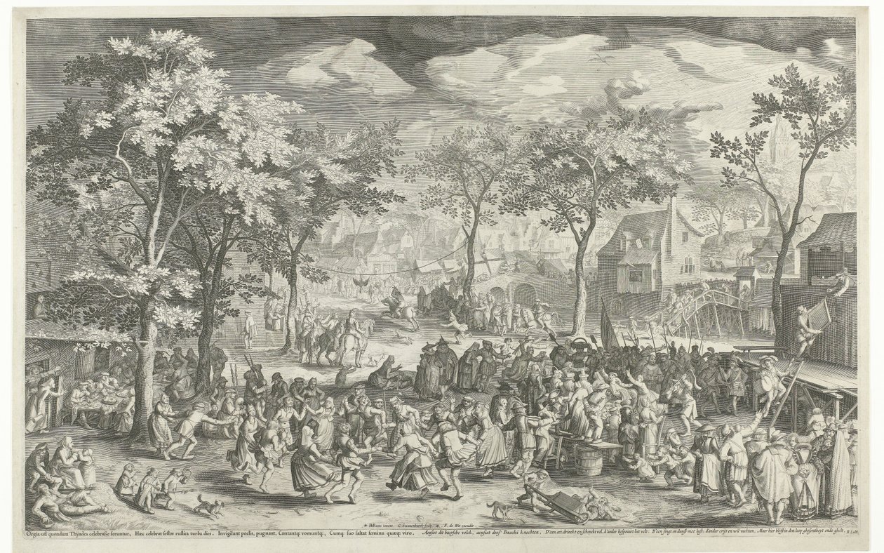 Fête de village, vers 1610 - Willem Isaacsz. van Swanenburg