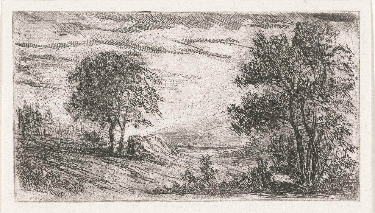 Paysage vallonné - Willem Matthias Jan van Dielen