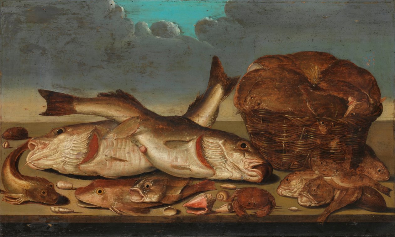 Nature morte avec poisson - Willem Ormea