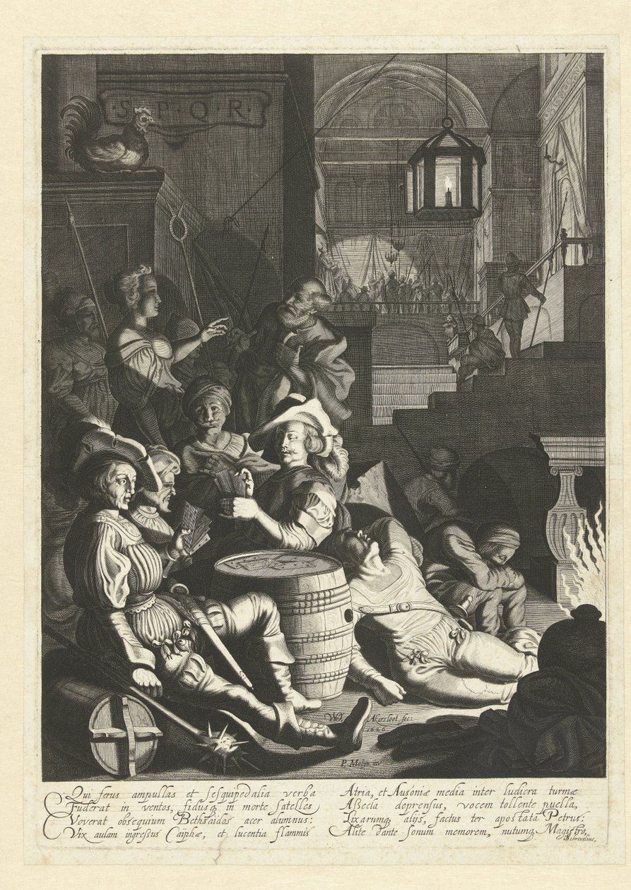Pierre renie le Christ - Willem Outgertsz. Akersloot