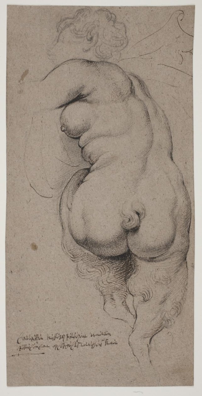 Faune femelle, vue de dos - Willem Panneels