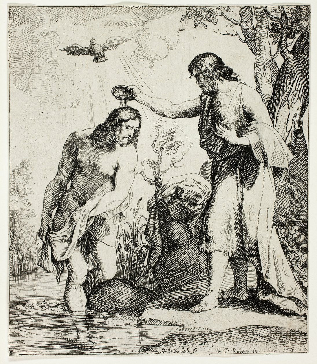 Le Baptême du Christ - Willem Panneels
