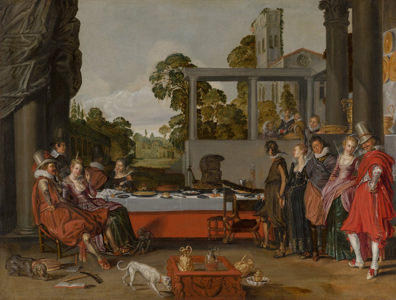 Compagnie joyeuse sur une terrasse - Willem Pietersz Buytewech