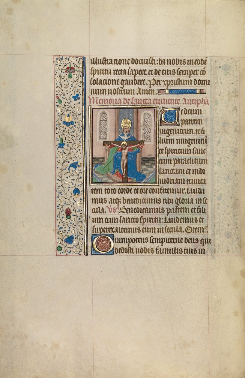 Le trône de la grâce Trinité - Willem Vrelant