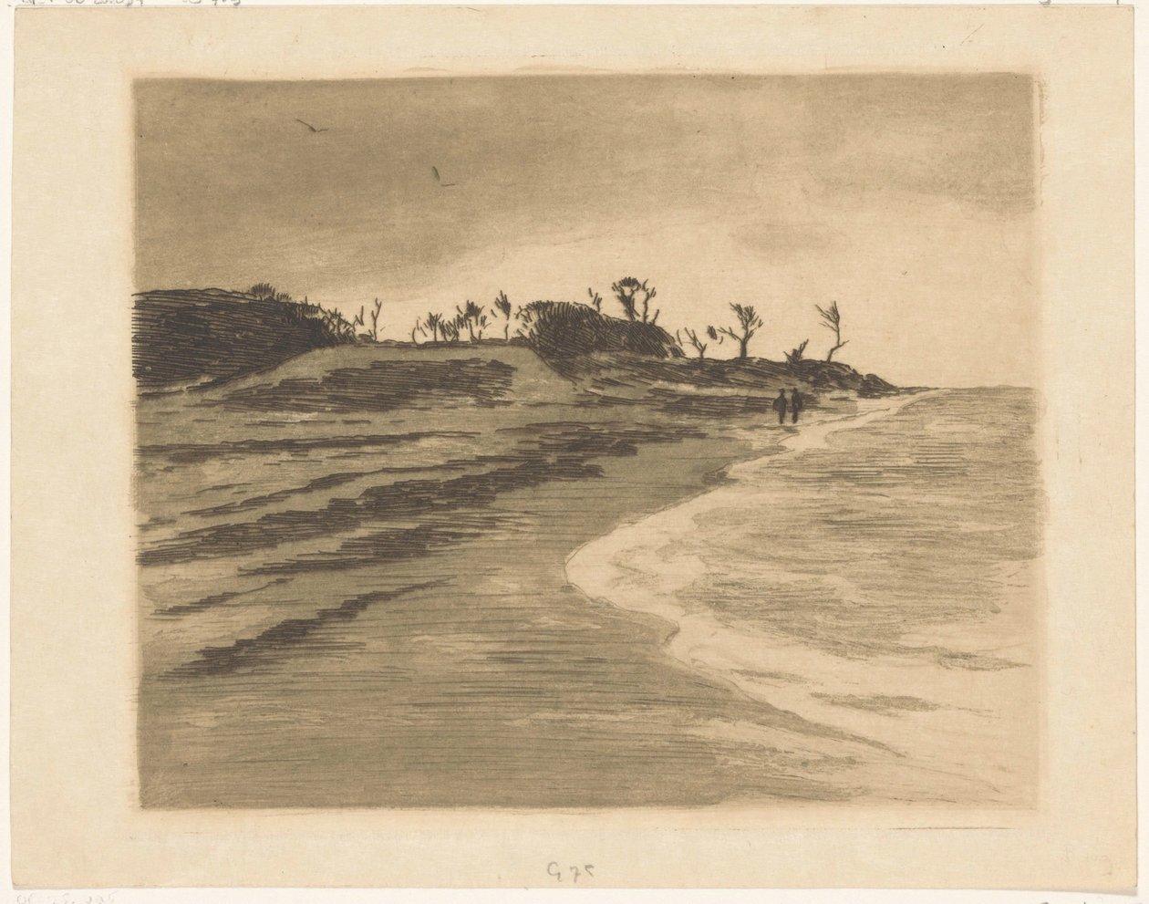 Littoral de la Zuiderzee à Valkeveen - Willem Arnoldus Witsen