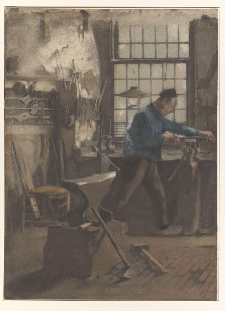 Forgeron dans sa forge - Willem Arnoldus Witsen
