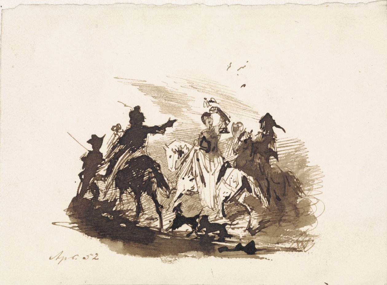 Chasse au faucon - Willem de Famars Testas