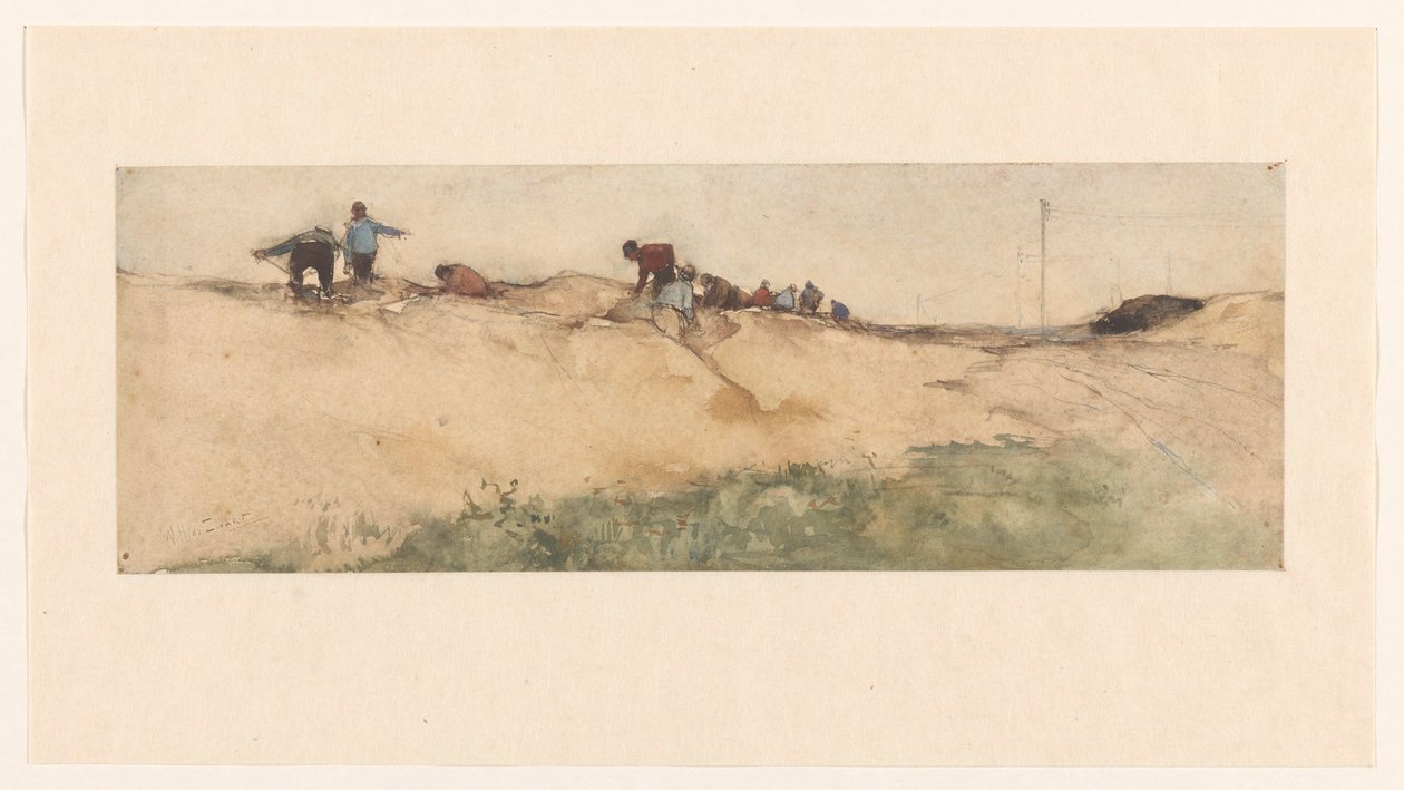 La carrière de sable - Willem de Zwart