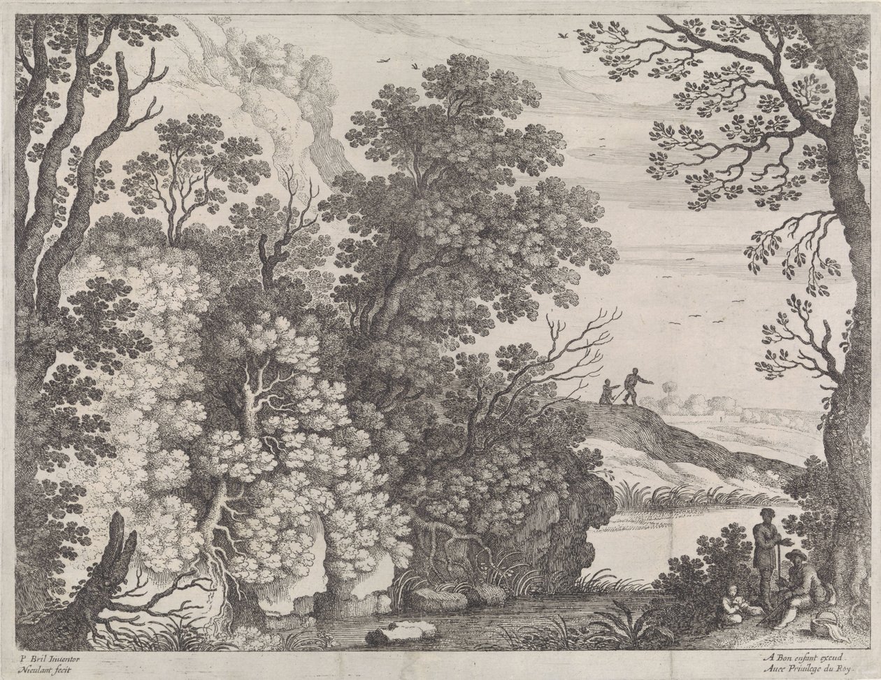 Paysage forestier - Willem van Nieulandt (II)