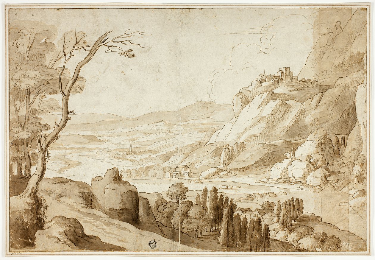Paysage du Rhin - Willem van Nieuwlandt II