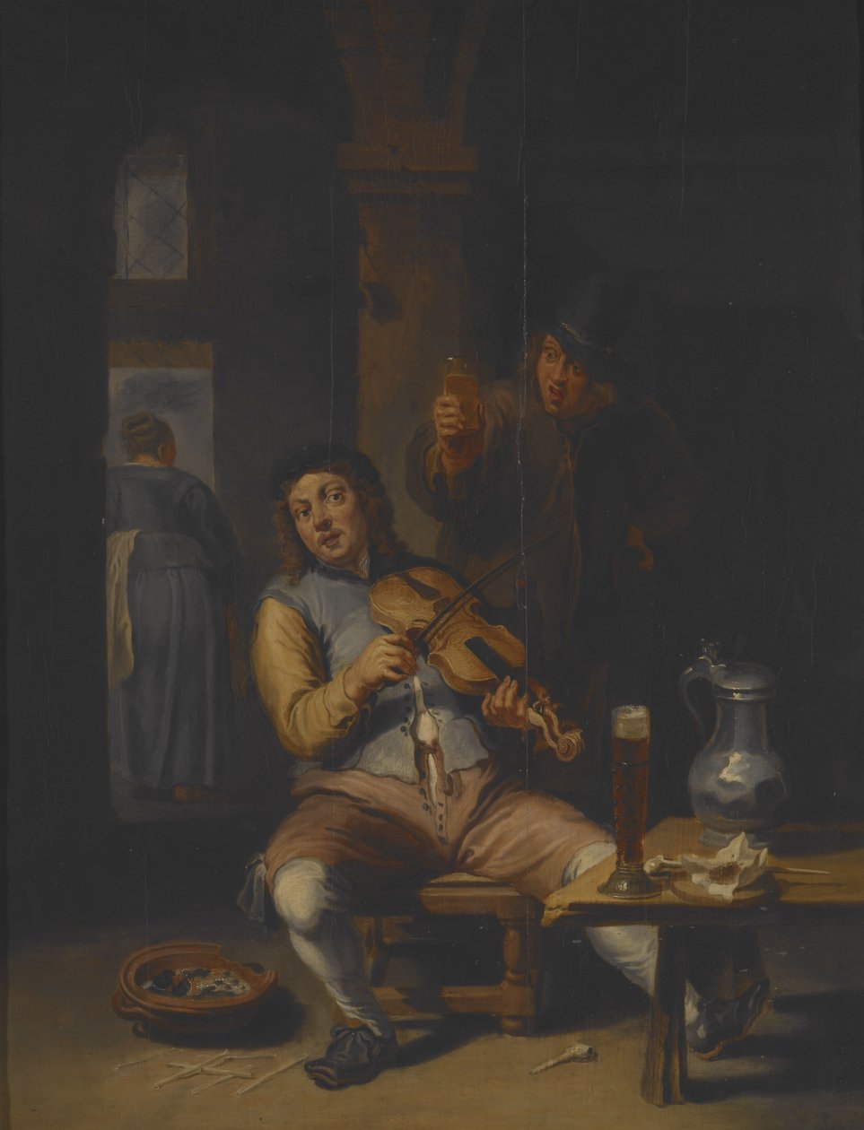 Les fêtards - Willem van the Elder Herp