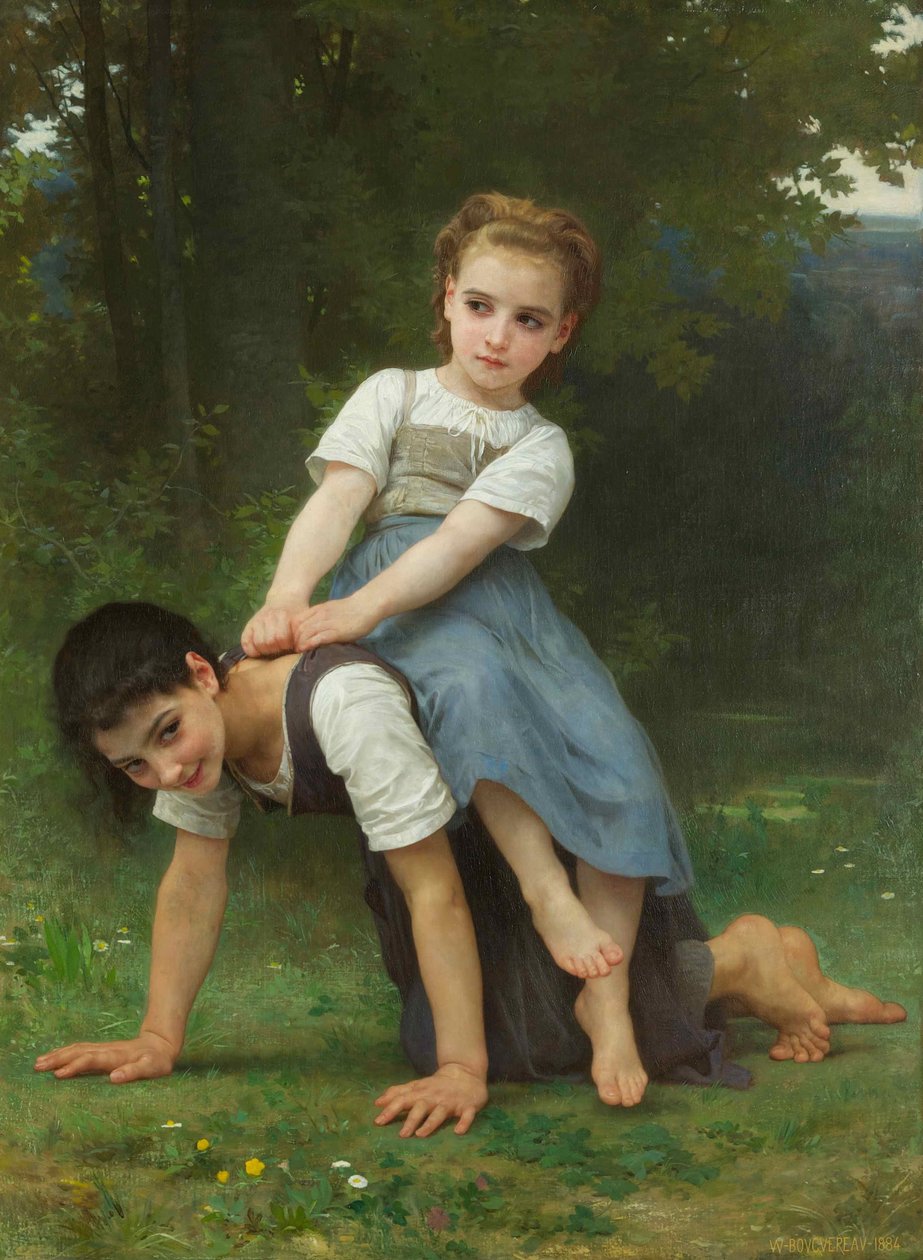 La Bourrique (La Promenade à cheval) - William Adolphe Bouguereau