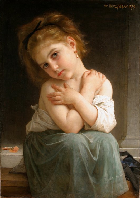 La Frileuse - William Adolphe Bouguereau