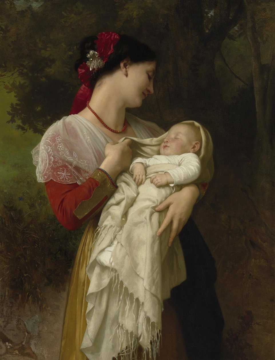 Admiration Maternelle - William Adolphe Bouguereau