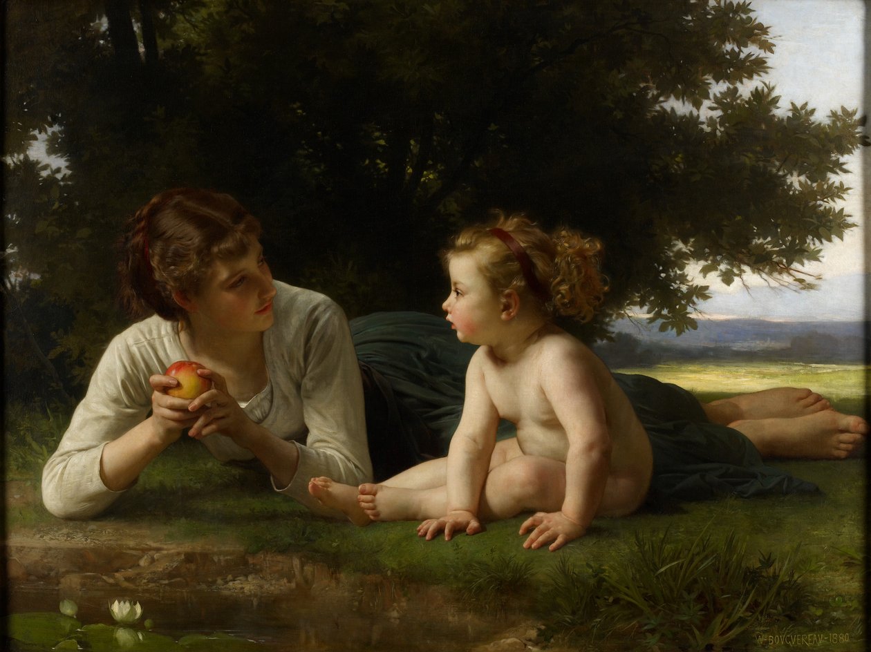 La Tentation, 1880 - William Adolphe Bouguereau