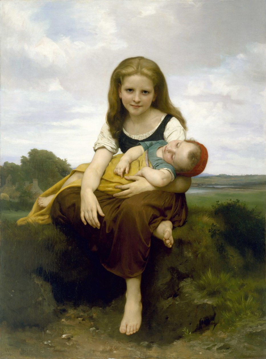 La Grande Sœur - William Adolphe Bouguereau