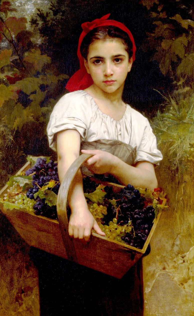 La vendangeuse - William Adolphe Bouguereau