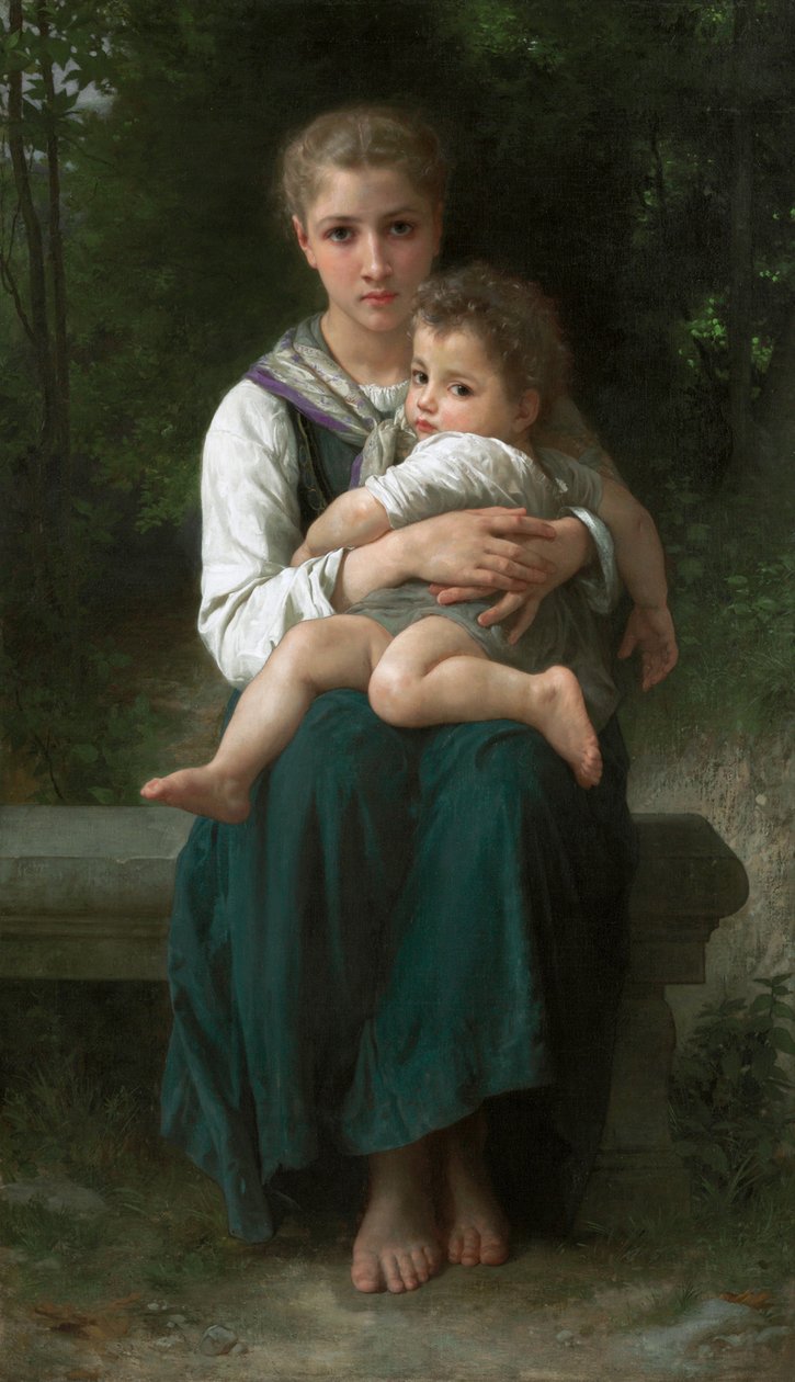 Les Deux Sœurs - William Adolphe Bouguereau