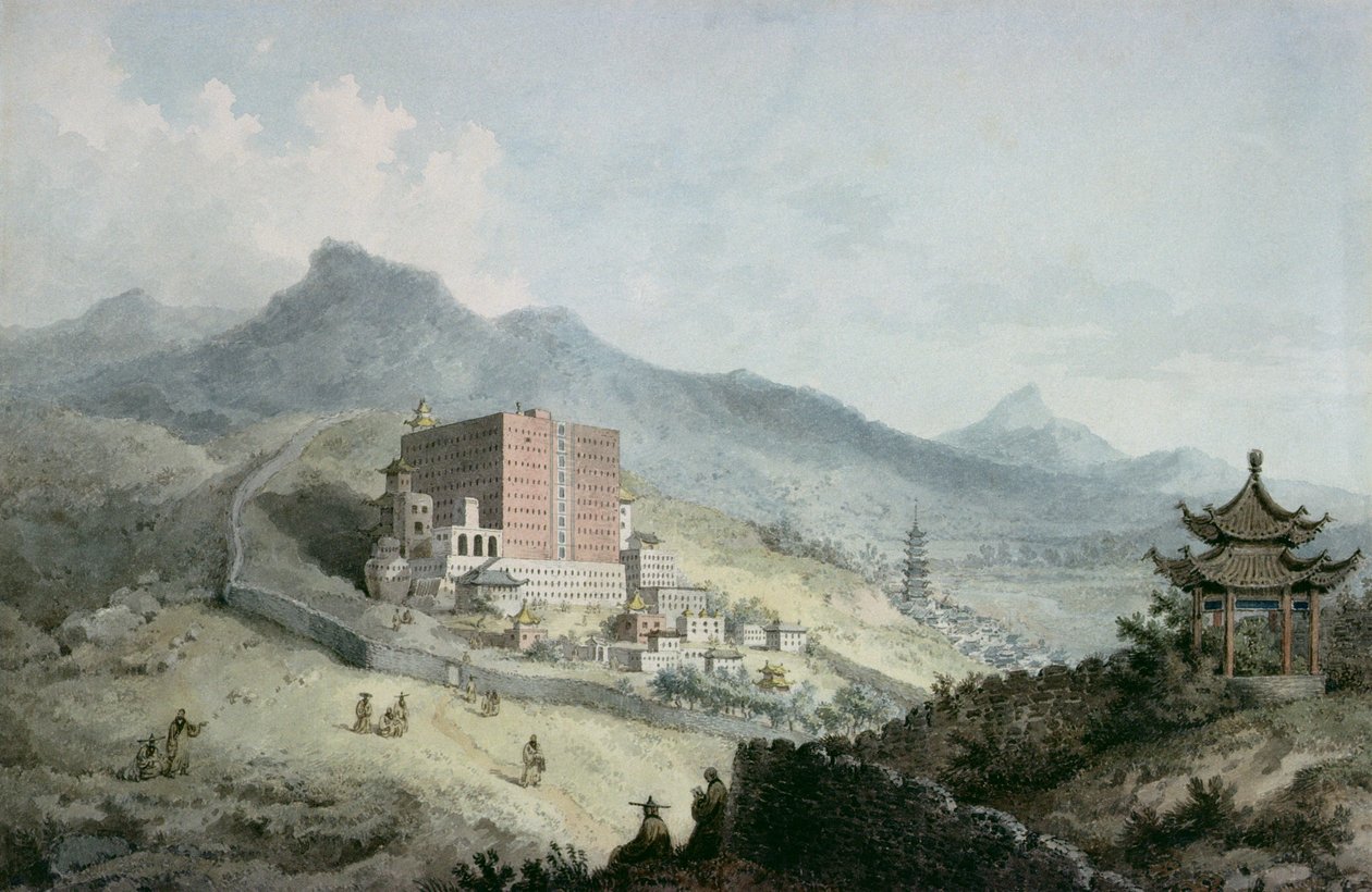 Poo Ta La, ou Grand Temple de Fo, près de Zehol, Tibet, Chine - William Alexander