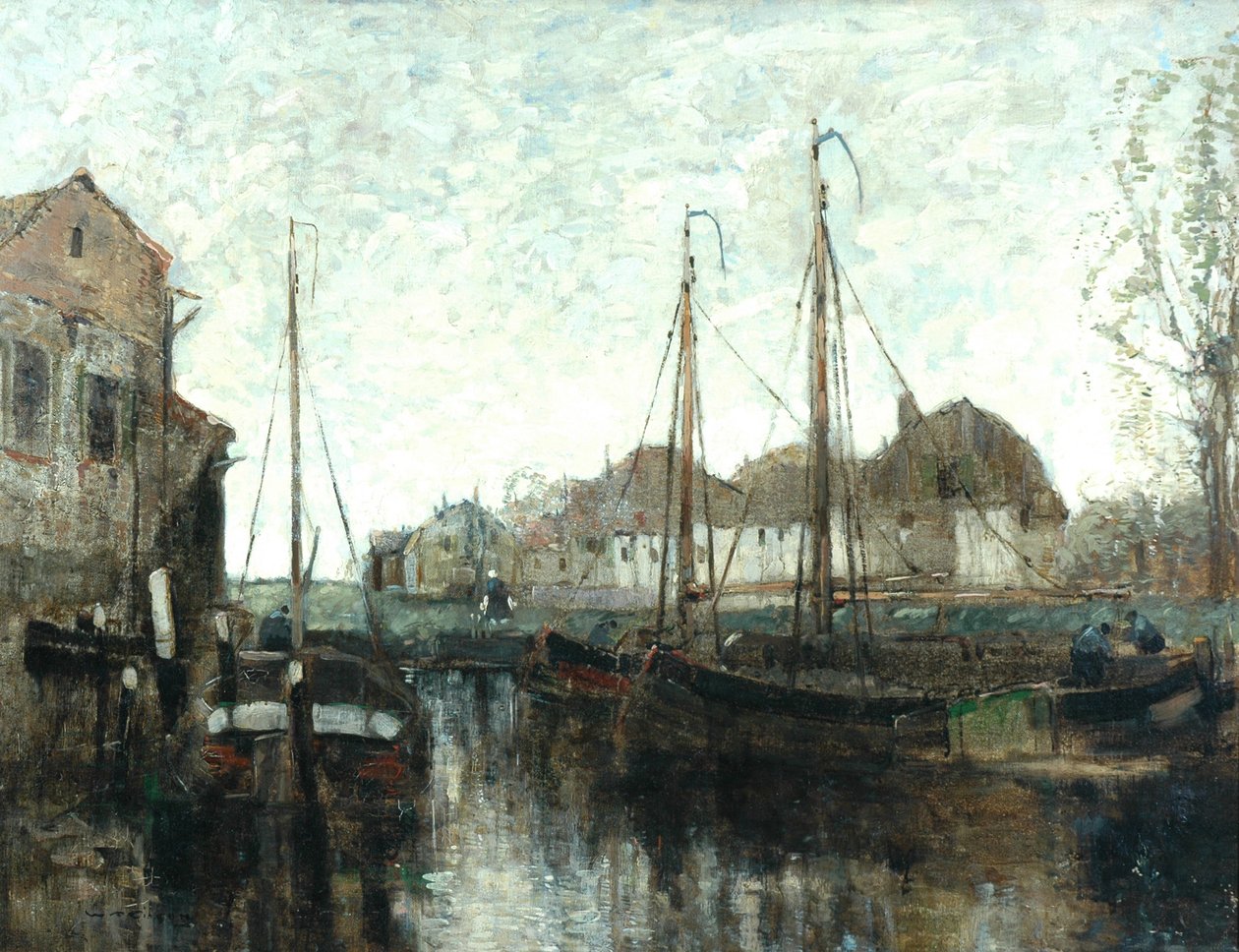 Un canal hollandais - Alfred Gibson William