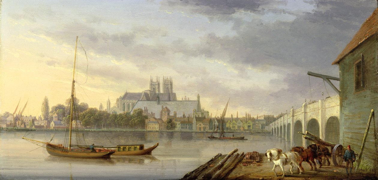 Vue du pont de Westminster et de l