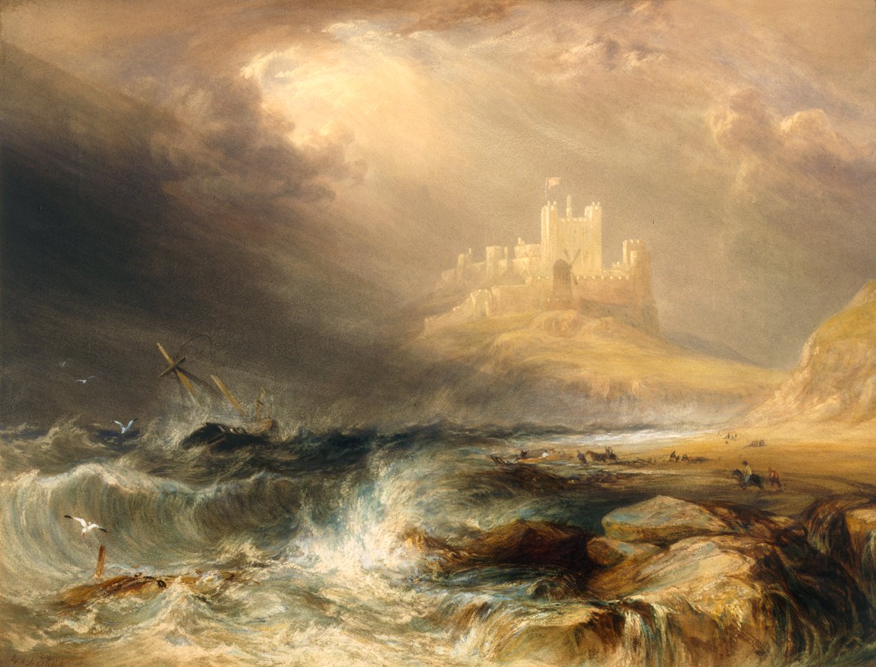 Château de Bamborough - William Andrews Nesfield