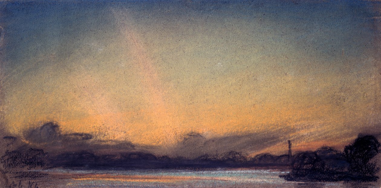 Coucher de soleil, 4 septembre 1885 - William Ascroft