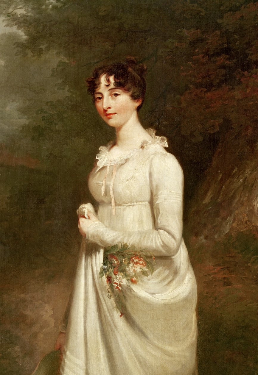 Portrait de Marcia. B. Fox (détail) - William Beechey