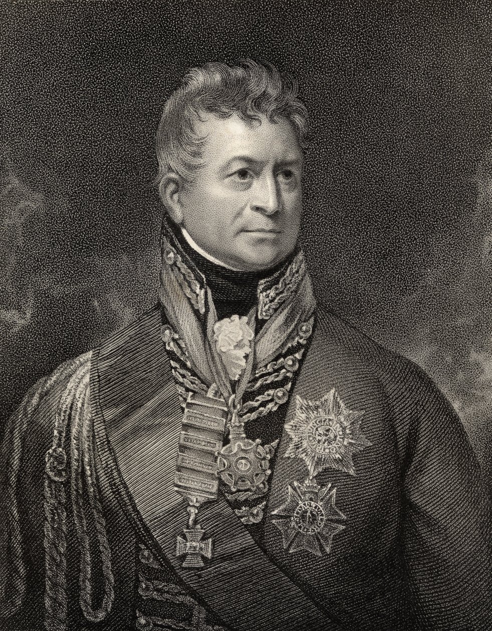 Sir Thomas Picton, gravé par Peltro William Tomkins (1760-1840), de 