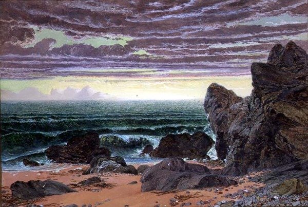 Coucher de soleil sur la mer - William Bell Scott