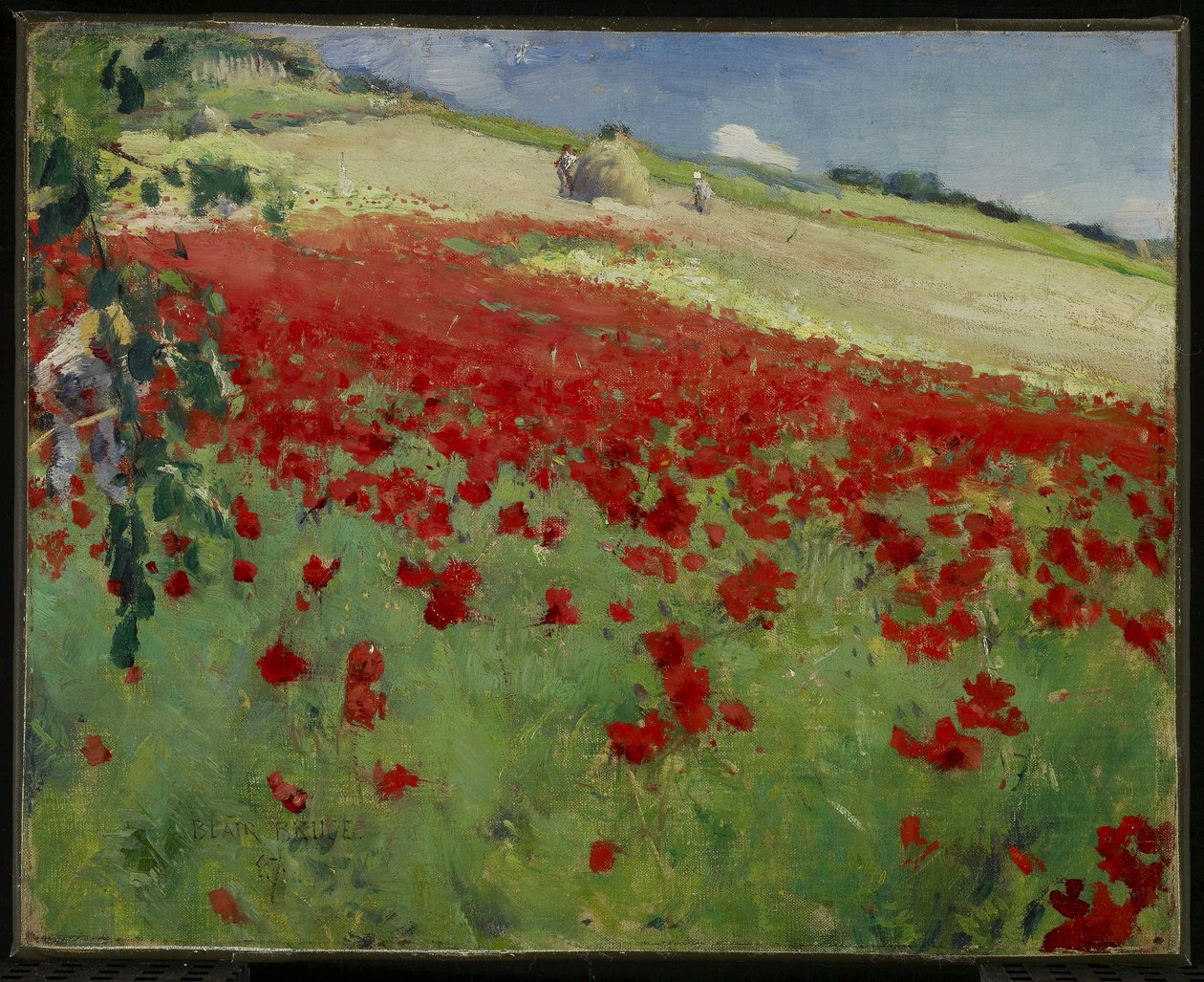 Paysage avec des coquelicots, 1887 - William Blair Bruce