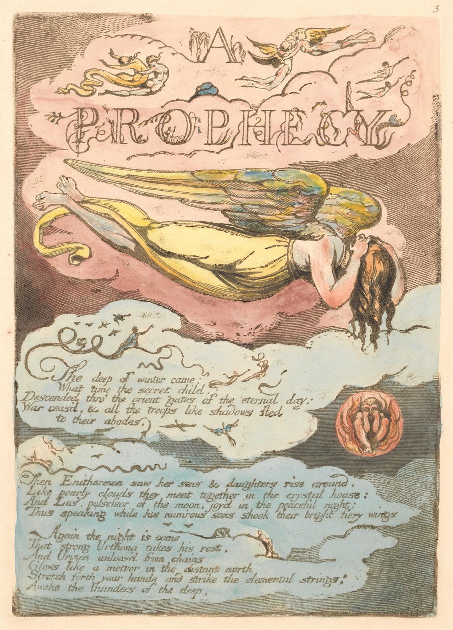 Europe. Une prophétie, Planche 5 - William Blake