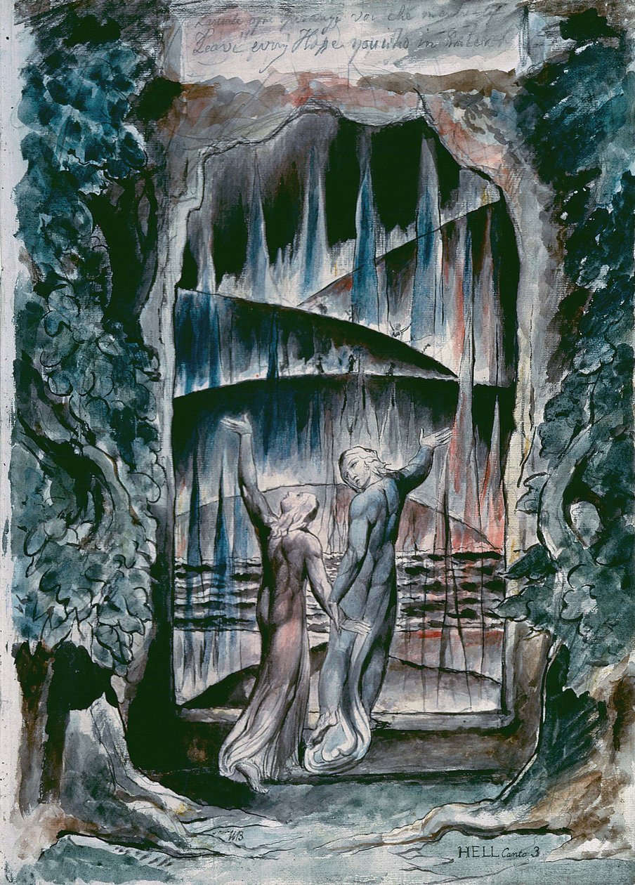 Illustrations de la Divine Comédie de Dante - William Blake