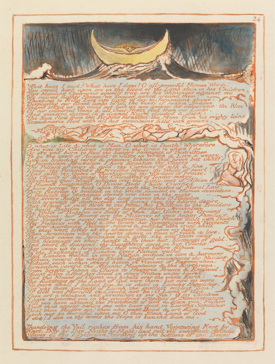 Jérusalem, Planche 24 - William Blake