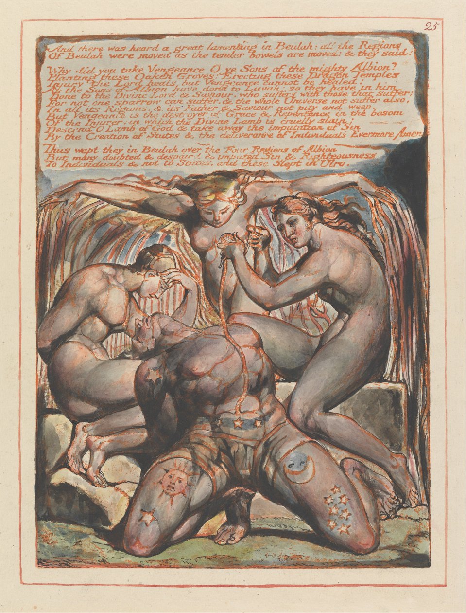 Jérusalem, Planche 25 - William Blake