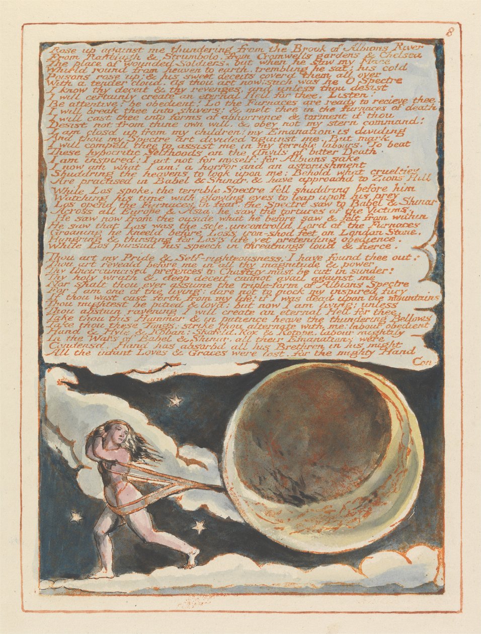 Jérusalem, Planche 8 - William Blake