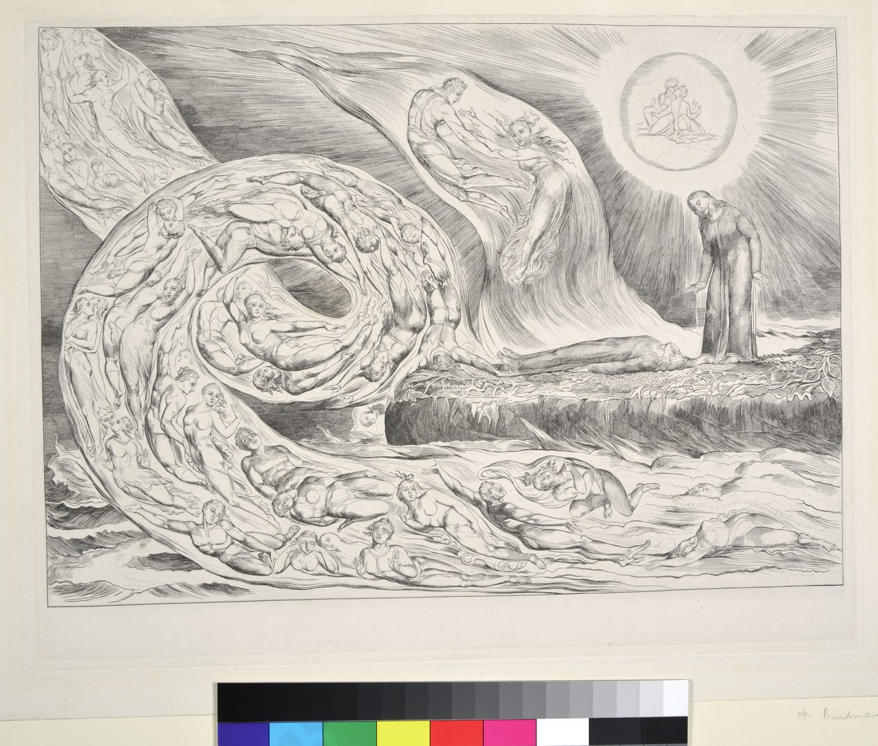 Le cercle des luxurieux : Paolo et Francesca, Inferno, Chant V, illustration de la 