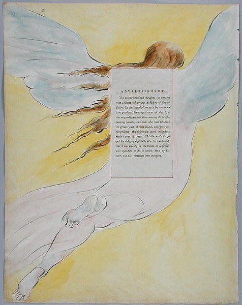 Les Sœurs fatales, design 68 des Poèmes de Thomas Gray - William Blake