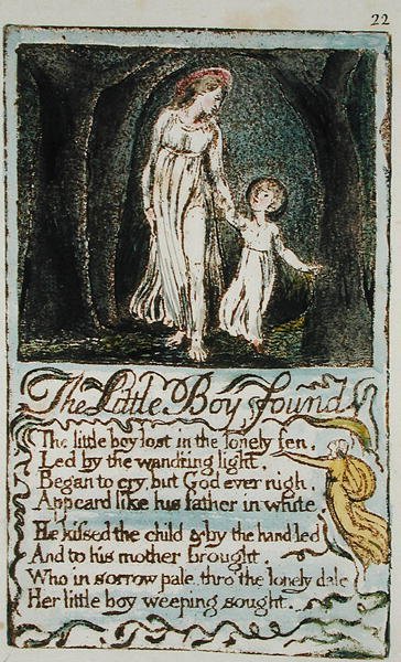 Le Petit Garçon Retrouvé, illustration des Chants d