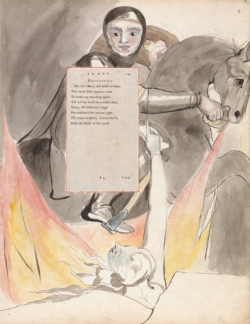 Les Poèmes de Thomas Gray, Design 85, La Descente d