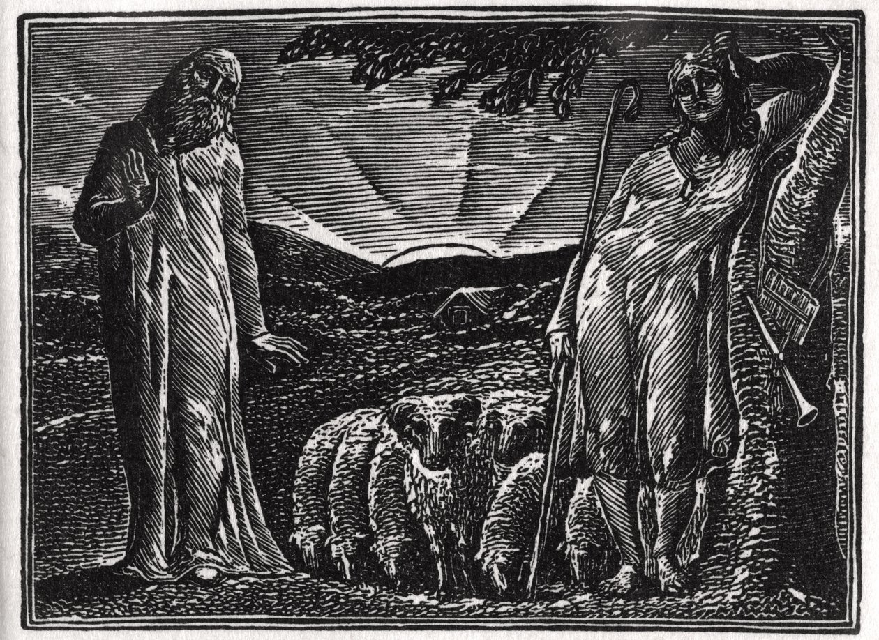 Thenot réprimande Colinet, illustration de 