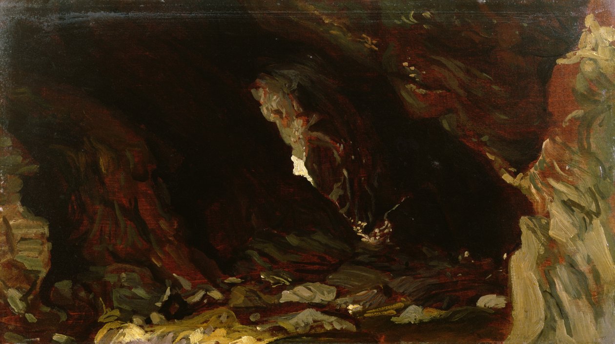 Grotte, Tintagel - William Blake Richmond